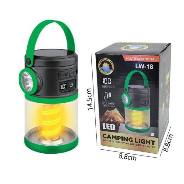 چراغ کمپی طرح فانوس سیار LW-18