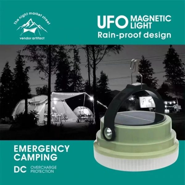 چراغ شارژی سولار UFO